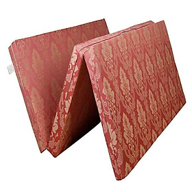 Mua Áo Nệm có dây kéo {dùng cho nệm Gấp 3} Cao Cấp vải gấm Valize { đủ size}giao màu ngẫu nhiên}-1m2x2m