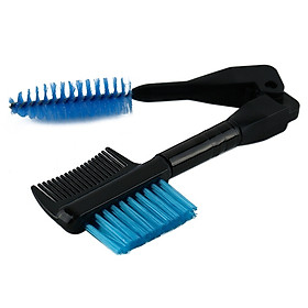 Foldable Double-end Eyebrow Brush Portable Eyelash Brush Eyebrow Brush Comb Eye Makeup Tool