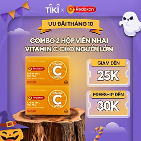 Combo 2 Hộp Viên Nhai Vitamin C Hỗ Trợ Tăng Sức Đề Kháng REDOXON Chew Vit