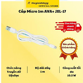 Mua Cáp Micro 1m AVA+ JXL-17 - Hàng Chính Hãng