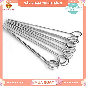 5 Xiên nướng thịt bằng inox không rỉ loại 60cm dày 4mm