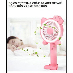 Mua quạt 3 tốc độ cầm tay doremon có đèn pin