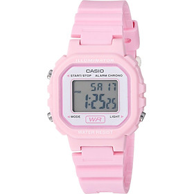 Đồng Hồ Quartz Casio Classic LA-20WH-4A1CF Với Dây Resin Hồng