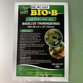 Combo 5 gói chế phẩm sinh học diệt côn trùng Bio-B 30g