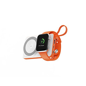 Mua PIN DỰ PHÒNG KÈM SẠC KHÔNG DÂY 2IN1 WIWU CORE POWER BANK WI-P007 cho điện thoại  đồng hồ thông minh  hỗ trợ sạc nhnanh PD - Hàng chính hãng