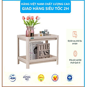 Kệ Để Đồ Đa Năng Osaka Hokori, Nhựa Việt Nhật Kệ Để Đồ Decor Nhà Cửa Xinh Xắn 2 Tầng - Hàng Việt Nam