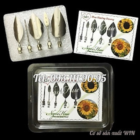 Bộ 5 dụng cụ làm thạch rau câu 3D – Set 1 – Bộ làm hoa hướng dương – Mã số 1190