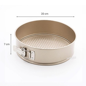 Mua Khuôn tròn đáy rời có khóa Springform 18cm   20cm   22cm (chống dính)