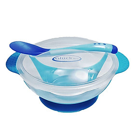 Bộ bát ăn dặm kèm thìa Gluck Baby