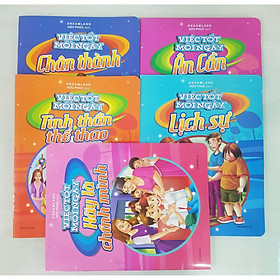 [Download Sách] Combo 5 cuốn sách VIỆC TỐT MỖI NGÀY: Chân Thành, Ân Cần, Lịch Sự, Tinh Thần Thể Thao, Hãy Là Chính Mình