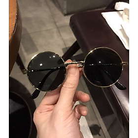 Kính râm thời trang phong cách thầy bói Mắt tròn nhỏ