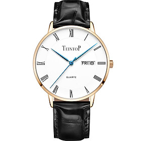 Đồng hồ nam chính hãng Teintop T7016-10 Fullbox, Kính sapphire ,chống xước,chống nước,dây da xịn, Mới 100%,Bảo hành 12 tháng,Thiết kế đơn giản ,trẻ trung và sang trọng