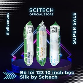 Bộ lõi số 1,2,3 10 inch by Scitech (Lõi PP-UDF-CTO) - Dùng cho máy lọc nước RO, bộ lọc thô - Hàng chính hãng