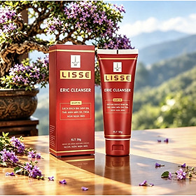 Lisse ￼Sữa Rửa Mặt Eric cleanser,tupe 100g  - Giúp: sạch bụi bẩn , dầu thừa ,mềm da, duy trì độ ẩm, ngăn ngừa mụn