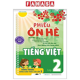 Phiếu Ôn Hè Tiếng Việt 2 (Theo Chương Trình Giáo Dục Phổ Thông Mới)