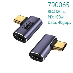 Mua Đầu chuyển usb type-c dùng nối tiếp cáp thunderbolt 3/4 hỗ trợ xuất hình 8k120hz  pd 100w dòng 5a  tốc độ 40gbps dùng cho laptop  surface