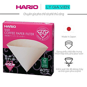 Mua Túi Giấy Lọc Cà Phê Hario V60 Coffee Paper Filter Loại 2 Ly