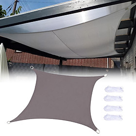 Outdoor Sun Shade Sail Rectangle 10' x 13' 98% UV Block Canopy for Patio Backyard Lawn Garden Outdoor Sunshade UV Protection Cover Tarp