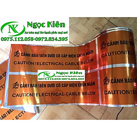 Mua băng cảnh báo cáp ngầm điện lực bản song ngữ 30cm x 500 met