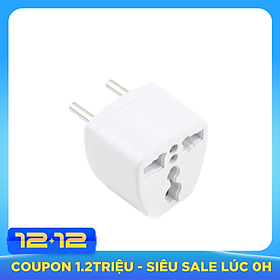 Đầu chuyển ổ cắm 3 chấu qua 2 chấu - Hàng nhập khẩu