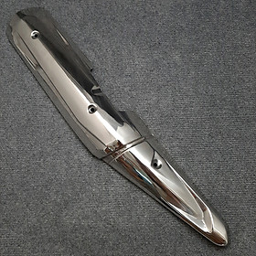 Ốp Pô Dành Cho Xe Exciter 150 (Inox 100%) MS1646 - Tặng Thêm 1 Pin AAA Maxell