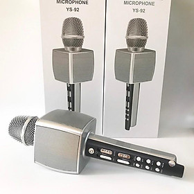 Mua MIC KARAOKE KHÔNG DÂY BLOOTOTH YS 92 - MIC CAO CẤP - ÂM THANH SỐNG ĐỘNG - LIVESTREAM - THU ÂM - THẺ NHỚ