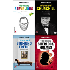 Download sách Combo Tư Duy Như Churchill + Steve Jobs + Sherlock Holmes + Sigmund Freud (4 Cuốn)