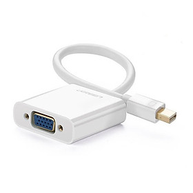 Mua Cáp chuyển đổi Mini DP sang VGA vỏ nhôm không Audio Màu Trắng Ugreen 107GK10403MD Hàng chính hãng