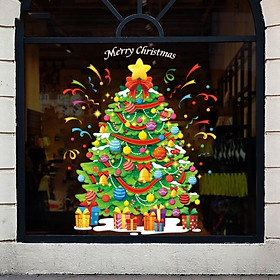 Mua Decal trang trí Noel Hít Tĩnh Điện - Combo Noel đầy màu sắc dễ thương ( Nhiều mẫu )