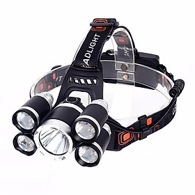 Mua Đèn pin đội đầu 5 bóng cực sáng kèm pin sạc