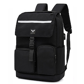 Balo Unisex Thời Trang Có Phản Quang LAZA BL470 Đựng Vừa Laptop 15.6 Inch - Chính Hãng Phân Phối