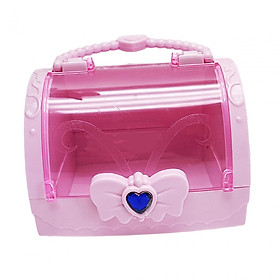 Handled Storage Box Hair Accessory Storage Case for Stationery Desktop Tools