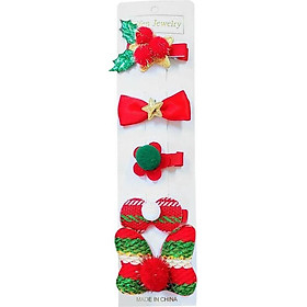 SET 5 KẸP TÓC NOEL ĐÁNG YÊU - GIAO MẪU NGẪU NHIÊN, NHIỀU MẨU HOT TREND