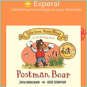 Sách - Postman Bear : 20th Anniversary Edition by Julia Donaldson (UK edition, paperback)