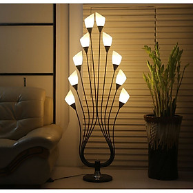 Đèn đứng AKINA 10 nhánh trang trí nội thất hiện đại - kèm bóng LED