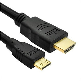 Cáp Chuyển HN  Mini HDMI sang HDMI dài 1.5m Cho phép bạn kết nối thiết bị di động của mình với đầu nối HDMI tiêu chuẩn (Loại A) được tìm thấy trên hầu hết các TV và đầu thu A/V 