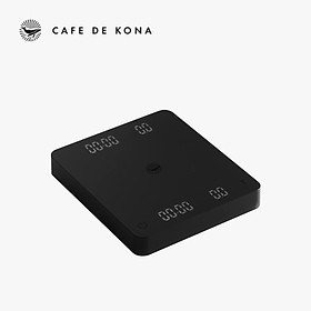 Cân điện tử GHOST 2 mặt cho pha chế cà phê đồ uống có đếm giờ CAFE DE KONA pin sạc