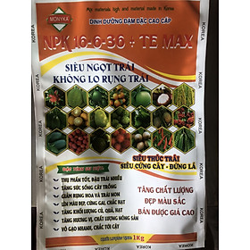 1KG NPK 16-6-36 TE MAX , PHÂN BÓN CỨNG CÂY , NẶNG KÝ 