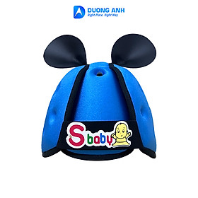 Mũ Bảo Hiểm cho bé từ 6 tháng đến 4 tuổi trọng lượng Siêu Nhẹ - Safety Baby - Màu xanh