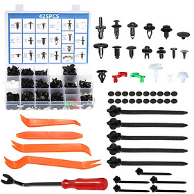Bộ Đinh Tán, Chốt Vít, Nở Vít Nhựa Dành Cho Xe Ô Tô (460 Cái)