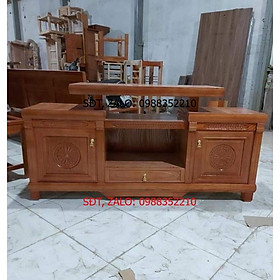 Kệ tivi màu cánh gián