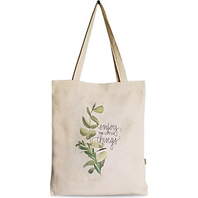 Túi tote nữ in chữ enjoy the little things