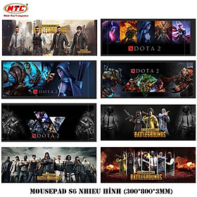 Mua Tấm lót chuột và bàn phím chơi game NTC S6 / S12 hình Game ngẫu nhiên - Loại Mousepad Speed