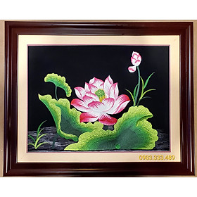 Mua TRANH THÊU - HOA SEN - T197