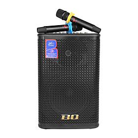 LOA XÁCH TAY BQ A-300 (400W) 2,5 tấc + kèm bộ Micro không dây - Hàng chính hãng