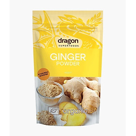 Bột gừng nguyên chất hữu cơ Dragon Superfoods Organic Ginger Powder 200g