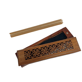 Mua HỘP XÔNG NHANG TRẦM KHÔNG TIM THƯ GIÃN_Bằng Gỗ Ngắn Nguyên Khối_Tặng Kèm 03 Nhang Trầm Không Tim_Kích Thước 13.5cm*2.5cm