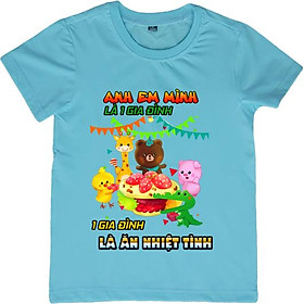 Áo Thun Nam Họa Tiết 1 Gia Đình Là Ăn Nhiệt Tình