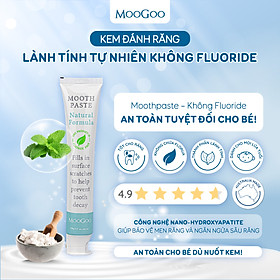 Kem đánh răng cho bé MooGoo thuần chay hương bạc hà100g