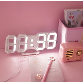Mua Đồng hồ đèn led để bàn và treo tường sang trọng trang trí dễ thương